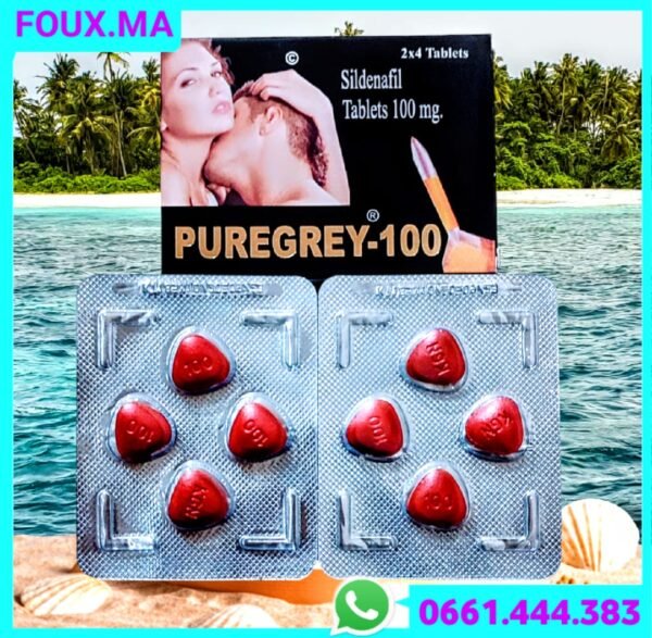 ⁦PUREGREY-100 Sildenafil citrate 100 mg x2 100% extrait naturel puissance sexuel agrandissement du pénis⁩ - الصورة ⁦2⁩
